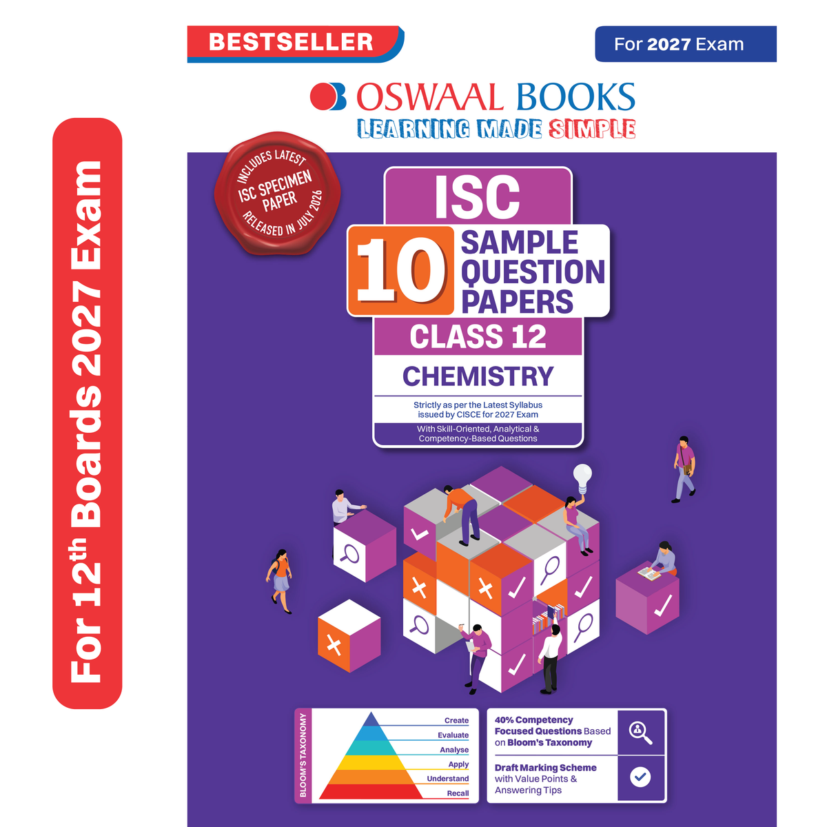 Oswaal ISC | 10 Sample Question Papers | Class 12 | Chemistry (For 2027 Exam) Updated Version | With Oswaal AI