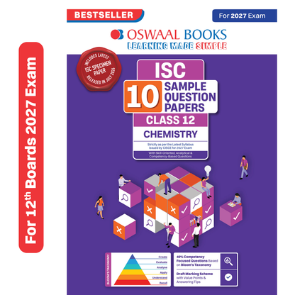 Oswaal ISC | 10 Sample Question Papers | Class 12 | Chemistry (For 2027 Exam) Updated Version | With Oswaal AI