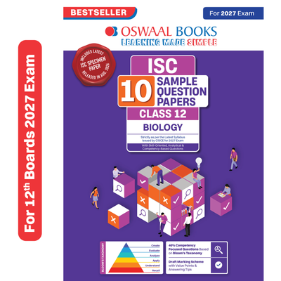 Oswaal ISC | 10 Sample Question Papers | Class 12 | Biology (For 2027 Exam) Updated Version | With Oswaal AI