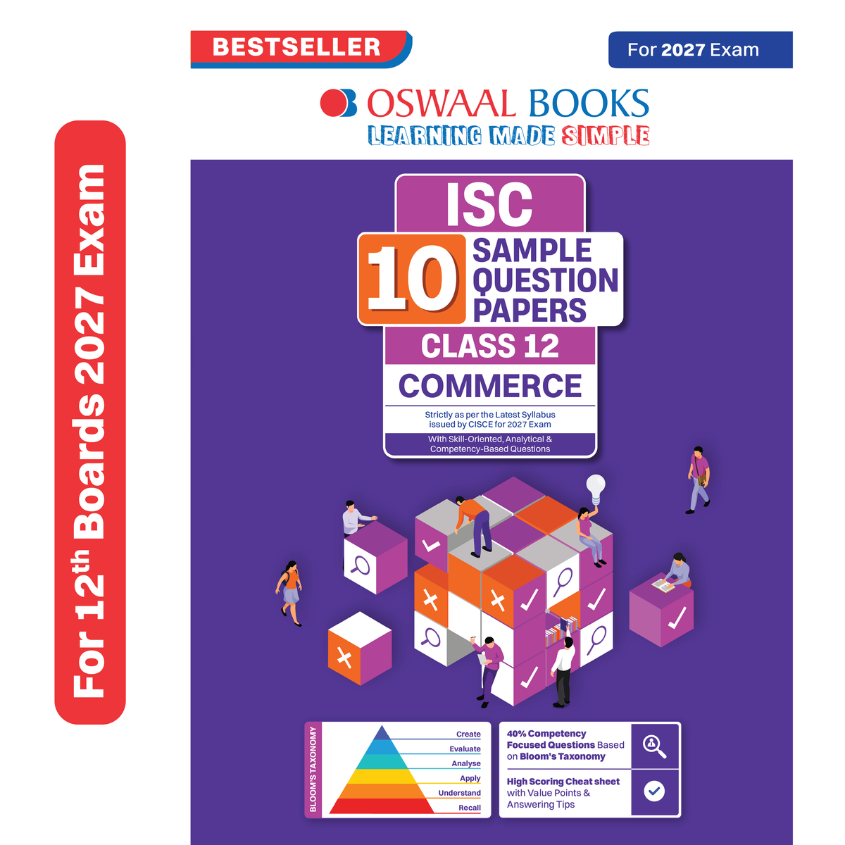Oswaal ISC | 10 Sample Question Papers | Class 12 | Commerce (For 2027 Exam) Updated Version | With Oswaal AI