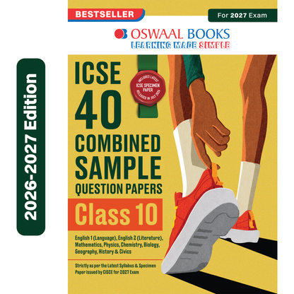 Oswaal ICSE | 40 Combined Sample Question Papers | Class 10 | For 2027 Exam | Includes – Specimen Paper 2027 | With Revision Notes, Mind Maps | With Oswaal AI