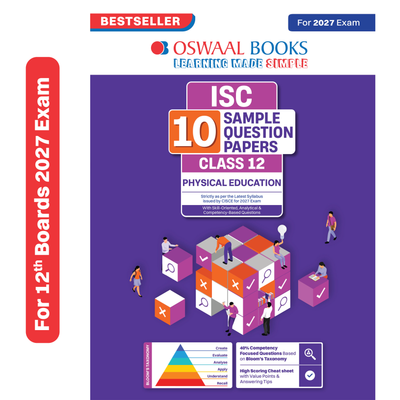 Oswaal ISC | 10 Sample Question Papers | Class 12 | Physical Education (For 2027 Exam) Updated Version | With Oswaal AI