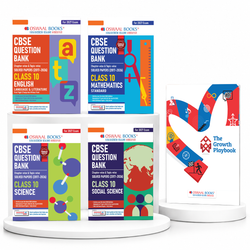 The Growth Playbook Student Journal & CBSE Class 10 Question Bank Set of 5 | English, Maths, Science & Social Science | Academic Planner, Goal Setting, Revision & Pomodoro | 2027 Exam