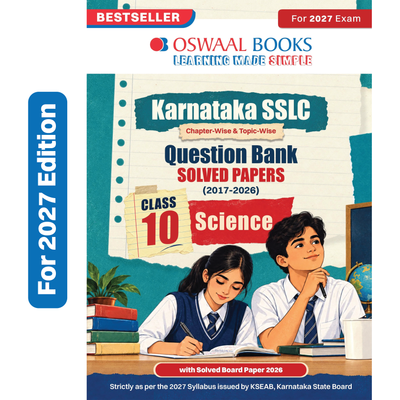 Oswaal Karnataka Class 10 Science Chapterwise and Topicwise Question Bank Solved Papers 2017-2026 | For 2027 Exam | With Oswaal AI | SSLC