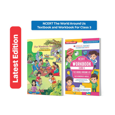 Oswaal NCERT The World Around Us Textbook and Workbook For Class 3 | Updated NCERT Pattern | Includes Mind Maps & Revision notes | Teachers Manual (Set of 2 Books) Latest Exam