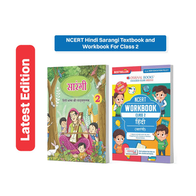 Oswaal NCERT Hindi Sarangi Textbook and Workbook For Class 2 | Updated NCERT Pattern | Includes Mind Maps & Revision notes | Teachers Manual (Set of 2 Books)