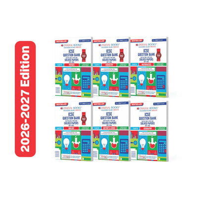 Oswaal ICSE Class 10 Question Banks Physics, Chemistry, Mathematics, Biology, History & Civics, Geography (Chapter-wise & Topic-wise) | Class 10 | Set of 6 Books | For 2027 Exam | With Oswaal AI