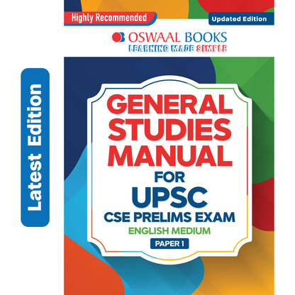 Oswaal General Studies Manual UPSC Prelims 2027 | GS Paper 1 | Topic-wise PYQs | Trend Analysis | Current Affairs