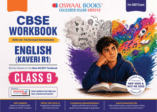 Oswaal CBSE Workbook Class 9 ENGLISH-(Kaveri -R1)  For 2027 Exam