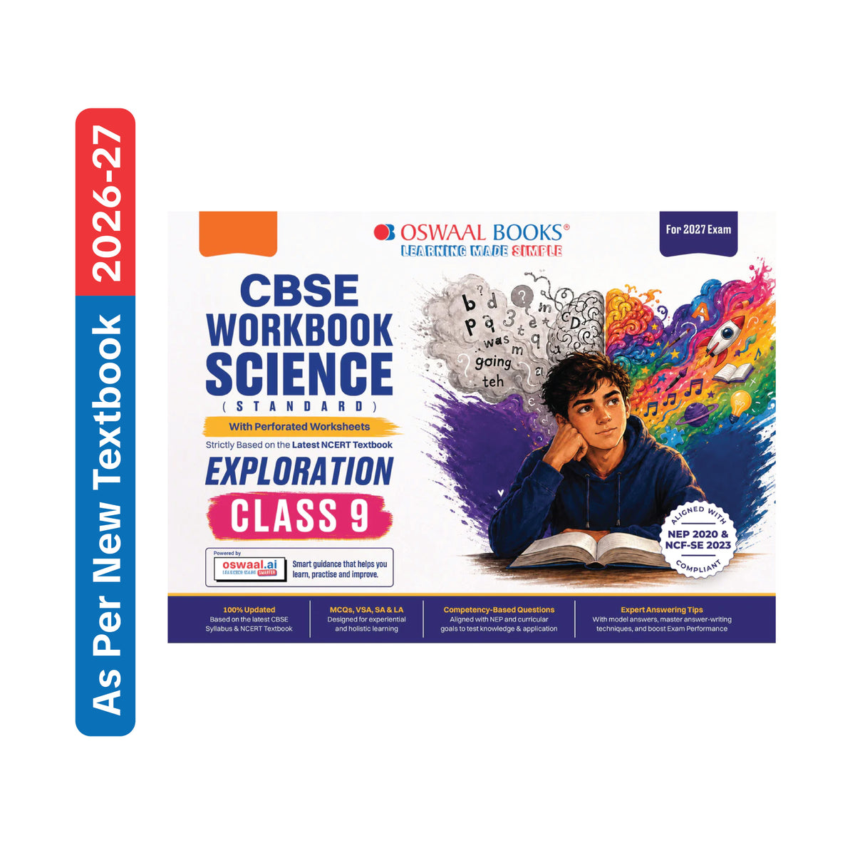 Oswaal CBSE Workbook Class 9 Science | aligned with NCERT Exploration | Perforated Worksheets for Practice with Competency Based questions | NEP 2020 + NCF-SE 2023 | 2027 Exam