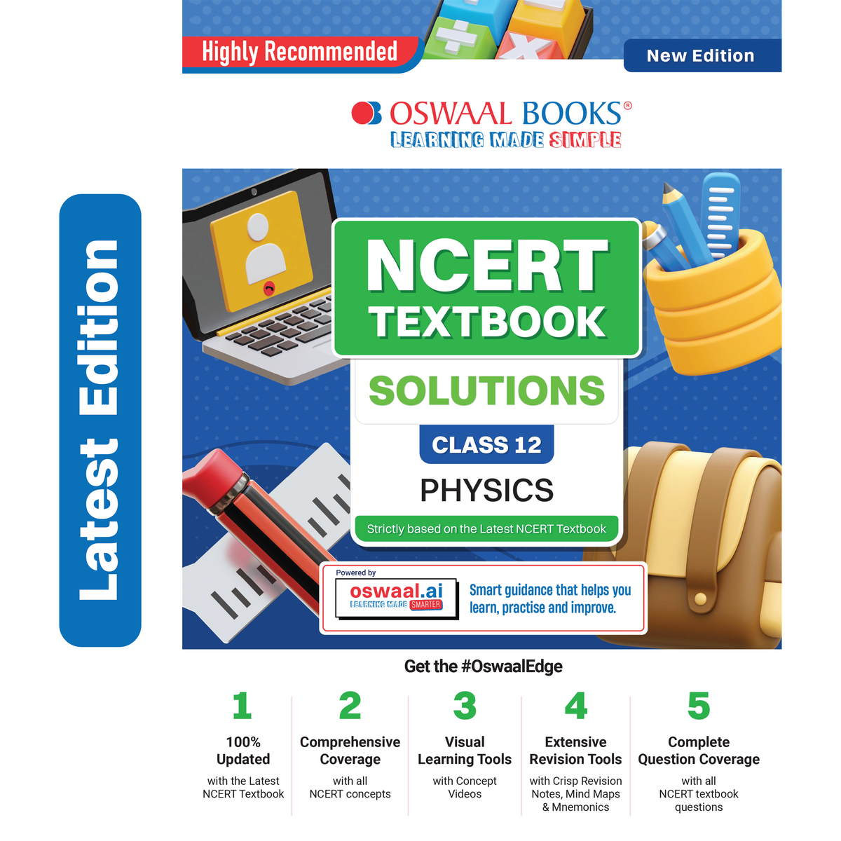 Oswaal NCERT Textbook Solution Class 12 Physics | For Latest Exam