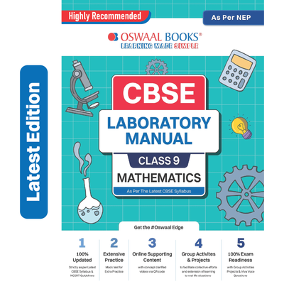 Oswaal CBSE Laboratory Manual Class 9 Mathematics Book | As Per NEP | For Latest Exam
