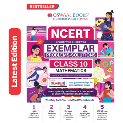Oswaal NCERT Exemplar (Problems - Solutions) | Class 10 | Mathematics | For Better Results | For Latest Exam