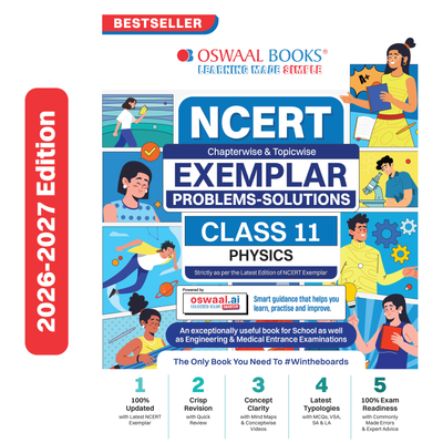Oswaal NCERT Exemplar (Problems - Solutions) Class 11 Physics Book For Latest Exam