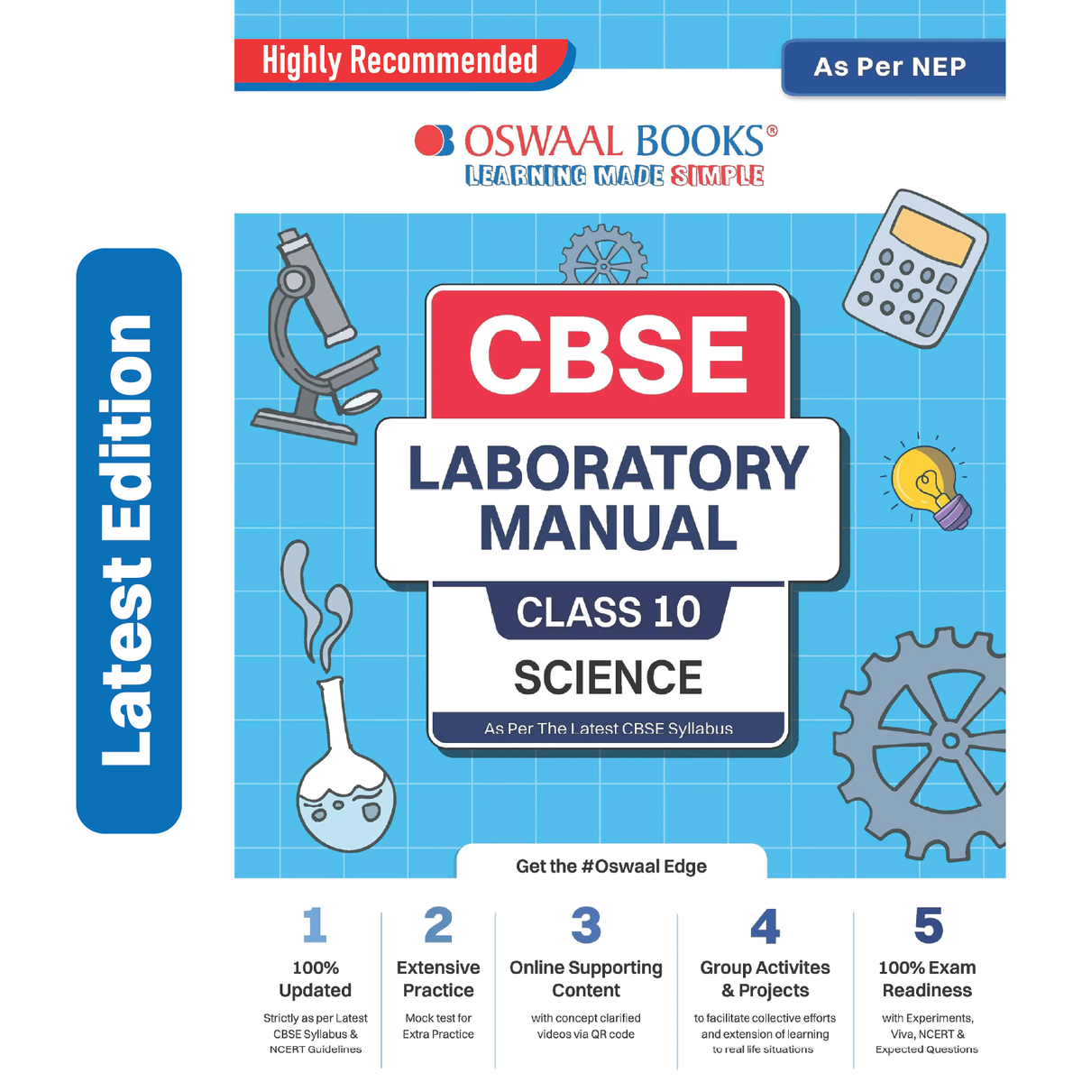 Oswaal CBSE Laboratory Manual Class 10 Science Book | As Per NEP | For Latest Exam