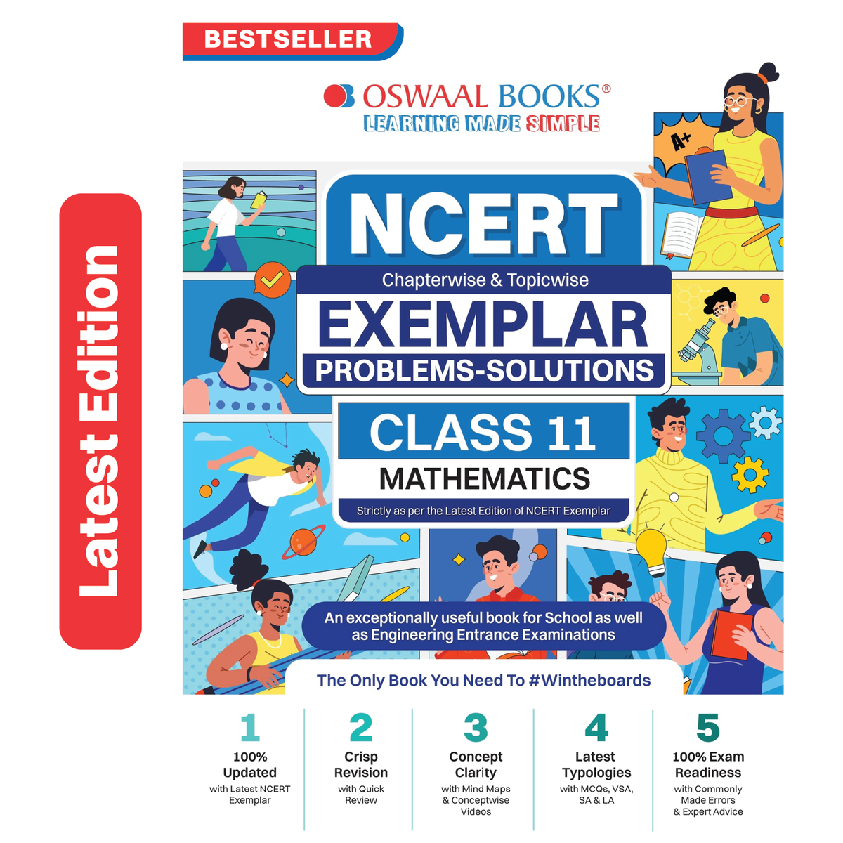 Oswaal NCERT Exemplar (Problems - Solutions) Class 11 Mathematics Book For Latest Exam