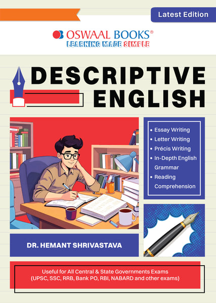 Descriptive English Useful for UPSC, SSC, RRB, PO, NABARD, and RBI & more