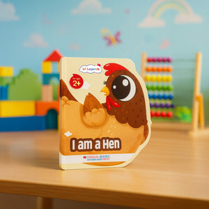 Lil Legends Shaped Board Books: Farm Animals: Hen