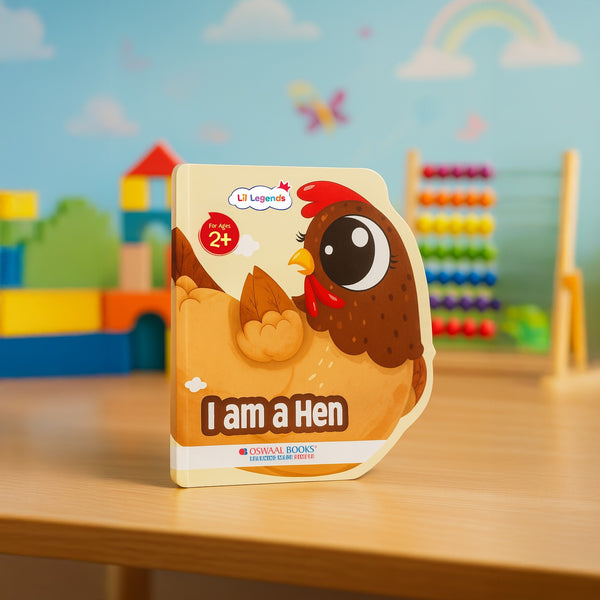 Lil Legends Shaped Board Books: Farm Animals: Hen