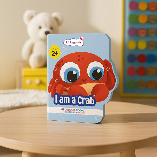 Lil Legends Shaped Board Books: Sea Animals: Crab