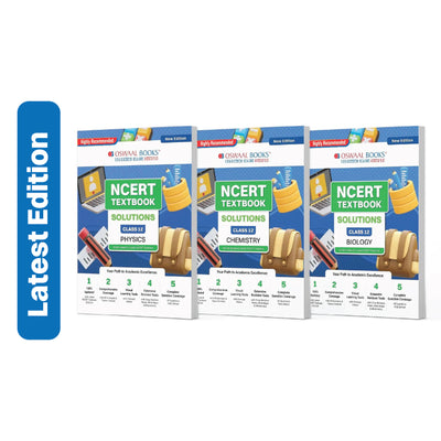 Oswaal NCERT Textbook Solutions Class 12 | Physics | Chemistry | Biology | Set of 3 Books | For Latest Exam
