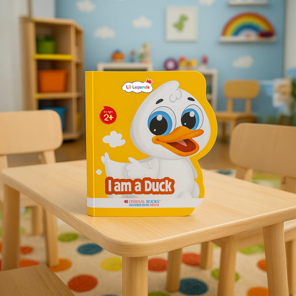Lil Legends Shaped Board Books: Farm Animals: Duck