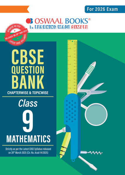CBSE Question Bank Class 9 Mathematics For 2026 Exam