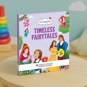 Lil Legends Timeless Fairy Tales Story Book (Illustrated) for Kids | Moral, English, Short, Bedtime 5 Stories for Children (3+ Age)