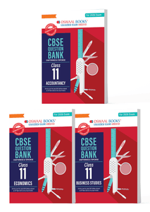 CBSE Question Bank Class 11 Set of 3 Books Accountancy, Economics and Business Studies Chapterwise & Topicwise Solved Papers | For 2026 Board Exams