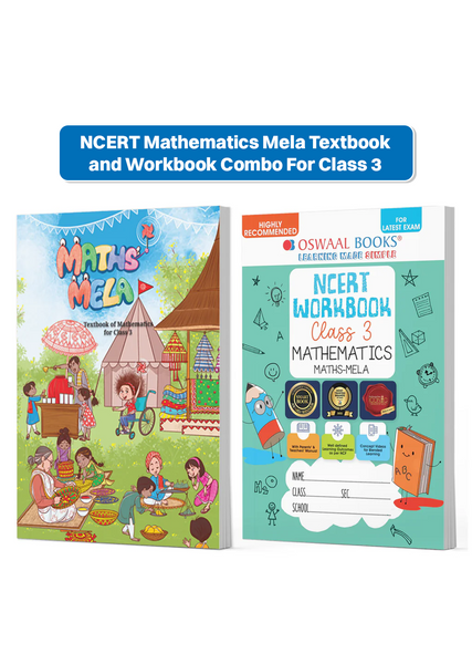 NCERT Mathematics Mela Textbook and Workbook For Class 3 | Updated NCERT Pattern | Includes Mind Maps & Revision notes | Teachers Manual (Set of 2 books)