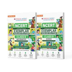 NCERT Exemplar (Problems - Solutions) Class 9 Mathematics & Science (Set of 2 Books) For Latest Exam