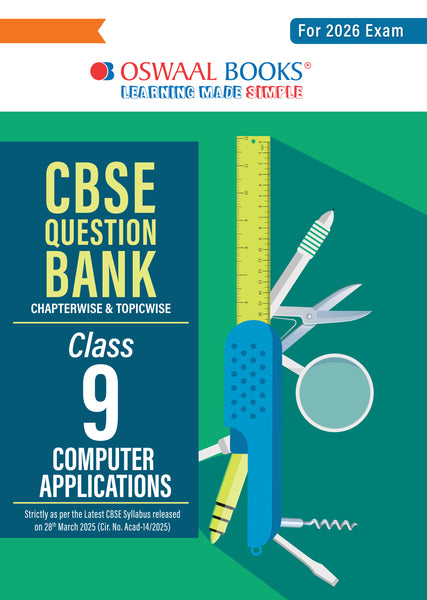 CBSE Question Bank Class 9 Computer Applications For 2026 Exam