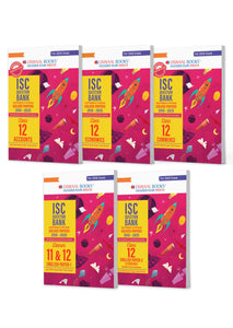 ISC Question Bank Chapter-wise Topic-wise Class 12 (Set of 5 Books) Accounts, Economics, Commerce, English Paper-1 & 2 For 2026 Board Exams