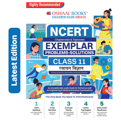 Oswaal NCERT Chapter-wise & Topic-wise Exemplar Problems - Solutions Class 11 Rasayan Vigyan