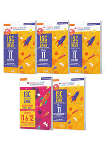 ISC Question Bank Chapter-wise Topic-wise Class 11 (Set of 5 Books) Physics, Chemistry, Biology, English Paper-1 & 2 For 2026 Board Exams