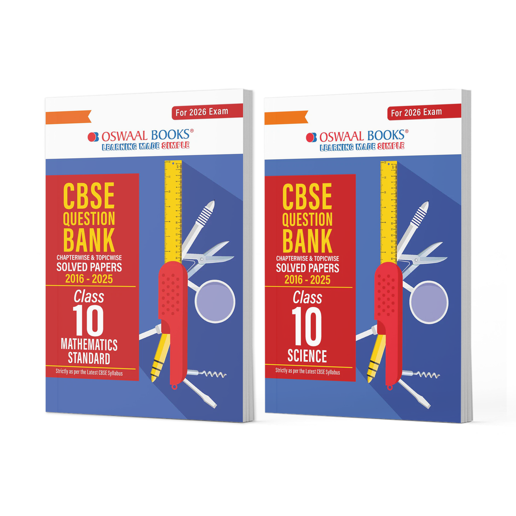 CBSE Question Bank Class 10 Set of 2 Books  Maths Standard & Science Chapterwise & Topicwise Solved Papers For 2026 Board Exams