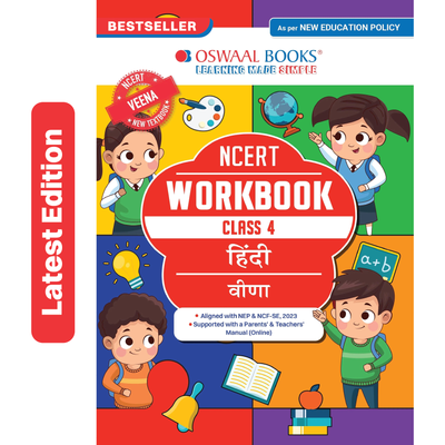 Oswaal NCERT Workbook Class 4 Hindi (Veena) | With Practice Worksheets & Activity Based Questions | For Exam 2026-27 | As per NCF & NEP