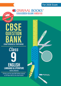 CBSE Question Bank Class 9 English Language & Literature For 2026 Exam
