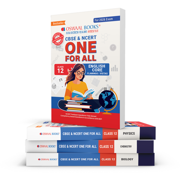 CBSE & NCERT One For All Class 12 | English | Physics | Chemistry | Biology (Set Of 4 Books) For 2026 Board Exam