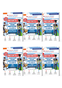 One For All Question Banks NCERT & CBSE Class 6 (Set of 6 Books) Maths, Science, Social Science, Hindi, Sanskrit & English For Latest Exam
