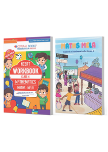 NCERT Maths Mela Textbook and Workbook For Class 4 | Updated NCERT Pattern | Includes Mind Maps & Revision notes | With Parents & Teachers Manual (Set of 2 books)