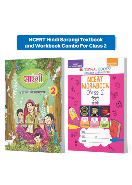 NCERT Hindi Sarangi Textbook and Workbook For Class 2 | Updated NCERT Pattern | Includes Mind Maps & Revision notes | Teachers Manual (Set of 2 books)