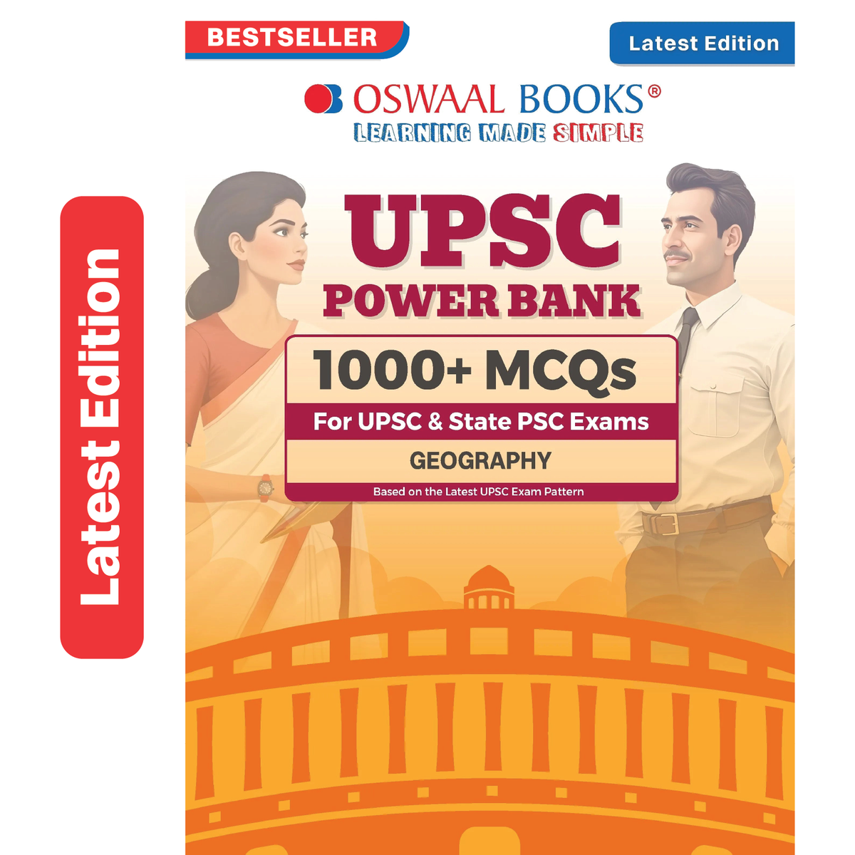 Oswaal UPSC Power Bank Geography MCQ Book for UPSC CSE Prelims & State PSC Exams 2027 | 1000+ MCQs with Detailed Explanations | Indian & World Geography Question Bank with Mind Maps