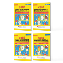 CBSE Exam Rehearsal Class 10  (Set of 4 Books) Maths Standard, Science, Social Science & English For 2025 Board Exam