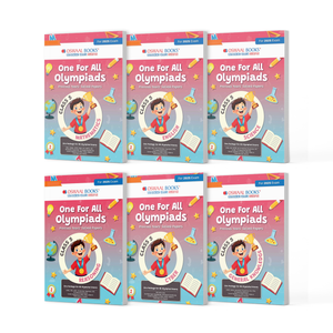 One For All Olympiad Chapter-wise Previous Years's' Solved Papers, Prep-Guide Class 5 (Set of 6 Books) Maths, English, Science, Reasoning, Cyber & General Knowledge (For 2025 Exam)