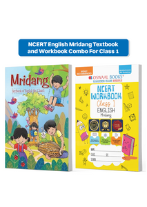 NCERT English Mridang Textbook and Workbook For Class 1 | Updated NCERT Pattern | Includes Mind Maps & Revision notes | With Parents & Teachers Manual (Set of 2 books)