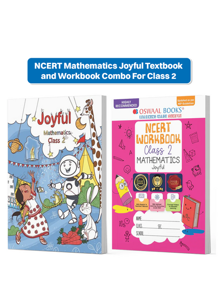 NCERT Mathematics Joyful Textbook and Workbook For Class 2 | Updated NCERT Pattern | Includes Mind Maps & Revision notes |Teachers Manual (Set of 2 books)