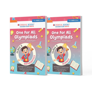 One For All Olympiad Chapter-wise Previous Years's Solved Papers, Prep-Guide Class 5 (Set of 2 Books) Maths & Science for 2025 Exam