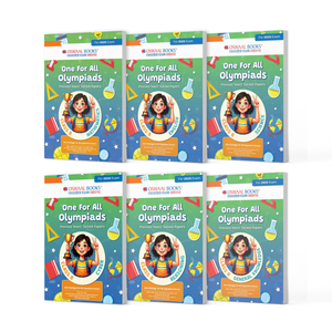 One For All Olympiad Chapter-wise Previous Years's' Solved Papers, Prep-Guide Class 8 (Set of 6 Books) Maths, English, Science, Reasoning, Cyber & General Knowledge (For 2025 Exam)