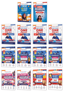 Oswaal CBSE Mega Study Pack - 10 Years' Solved Paper, Competency Focused Questions, CBSE & NCERT One For All, CBSE Workbook, Exemplar and Textbook Solutions For Class 10 (For 2026 Exam)